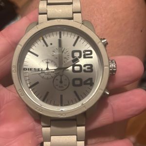 Diesel Men's DZ4252 Advanced Chronograph Beige Stainless Steel Watch - Beige